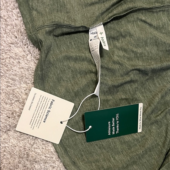 NWT HALARA Green Pull On Flowy Sleeveless Scoop Neck Maxi Tank Dress Size 1X - Picture 11 of 14